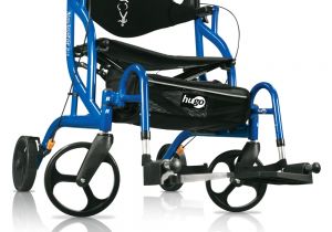 Best Rollator Transport Chair Combo Navigator by Hugo Combination Rolling Walker and Transport Chair
