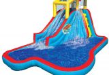 Best Water Slides for Backyard Amazon Com Banzai Spring Summer toys Slide N soak Splash Park