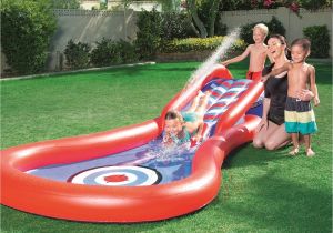 Best Water Slides for Backyard Amazon Com H2ogo Splash Play Cannon Ball Water Slide toys Games