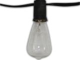 Bethlehem Lights Replacement Bulbs Tiab Edison Vintage 10 Light 12 Ft String Light with Clear Antique