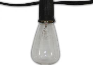 Bethlehem Lights Replacement Bulbs Tiab Edison Vintage 10 Light 12 Ft String Light with Clear Antique