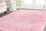 Big Pink Fur Rug Classic Shag Ultra Pink 4 Ft X 6 Ft area Rug Products