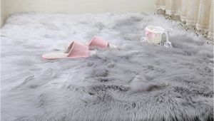Big Pink Fur Rug Faux Rug soft Fluffy Rug Shaggy Rugs Faux Sheepskin Rugs Floor