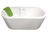 Biscuit Freestanding Bathtub Hydro Systems Eveline 66 In Flatbottom Non Whirlpool