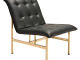 Black Accent Chair Target Modern Armless Tufted and Upholstered Lounge Chair Black