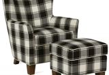 Black Accent Chair with Ottoman Dorel Living