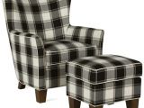 Black Accent Chair with Ottoman Dorel Living