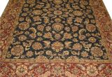 Black and Beige oriental Rugs Hand Knoted Black Charcoal Red Burgundy Colors Clearance Rugs