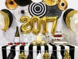 Black and Gold 65th Birthday Decorations Graduation Anniversary Engagement Birthday Party Decorations