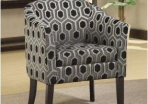 Black and Grey Accent Chair Patterned Armchairs Foter