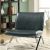 Black and White Accent Chair Canada Monarch Specialities Black Pu Chrome Metal Accent Chair