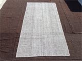 Black and White Kilim Rug Runner A Vory Rug 6 X10 10 Feet 182×330 Cm Living Room Floor Decor Gray