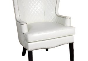 Black and White Leather Accent Chair 37 White Modern Accent Chairs for the Living Room