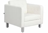 Black and White Leather Accent Chair 37 White Modern Accent Chairs for the Living Room