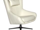 Black and White Leather Accent Chair Modern Accent Chair In White Leather