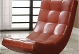 Black and White Leather Accent Chair New Trinidad Modern Black Red White bycast Leather Chrome