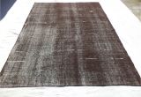 Black and White Striped Kilim Rug Dark Brown Kilim Rug 7 5 X10 5 Feet 227×317 Cm Vintage Handmade