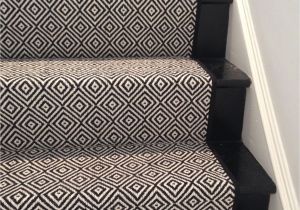 Black and White Striped Runner Rug Look at This Beautiful Custom Stair Runner Black Diamond by