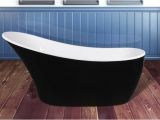 Black Bathtubs for Sale 63" Black Finish Fiberglass Acrylic Freestanding Oval