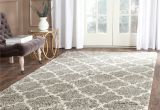 Black Fuzzy Rug Walmart Safavieh Hudson Quatrefoil Shag Grey Ivory Rug 7 Square Sgh282b