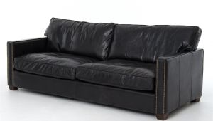Black Leather Sleeper sofa Lea Black Leather sofa 88" Products Pinterest