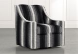 Black Oversized Swivel Accent Chair Emerson Ii Black Striped Swivel Accent Chair