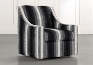 Black Oversized Swivel Accent Chair Emerson Ii Black Striped Swivel Accent Chair