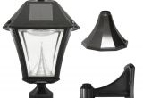 Black Pvc Lamp Post solar Post Lighting Outdoor Lighting the Home Depot