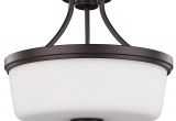 Black Semi Flush Mount Ceiling Light Amazon Com Canarm isf286a03orb 3 Light Jackson Semi Flush Semi