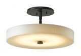 Black Semi Flush Mount Ceiling Light Disq Led Semi Flush Hubbardton forge