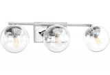Black Vanity Light Fixtures Progress Lighting Mod Collection 3 Light Polished Chrome Bathroom