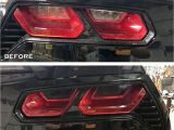 Blackout Tail Lights 2014 17 Chevy C7 Corvette Partial Tail Light Tint Kit