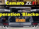 Blackout Tail Lights Camaro Zl1 Blackout Rear Lights Youtube