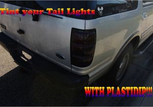 Blackout Tail Lights How to Properly Tint Your Tail Lights with Plastidip Youtube