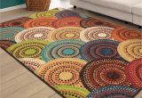 Blue Furry Rug Walmart Better Homes and Gardens Bright Dotted Circles Multi area Rug