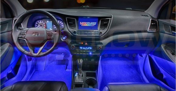 Blue Interior Led Lights for Cars Ledglow 4pc Blue Led Car Interior Underdash Lighting Kit Gadgets