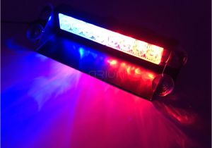 Blue Lights for Cars 12 24 Car 8 Led Blue Red Amber White Car Police Strobe Flash Light