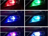 Blue Lights for Cars New T10 5050 Led Rgb Multi Color Interior Wedge Side Light Strobe