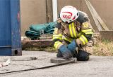 Blue Lights for Firefighters Filepreemraff Firefighters Training In Gra¶ta¶ Industrial area 6