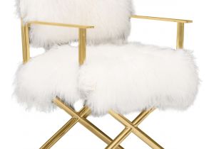 Blush Pink Fluffy Chair Gigi Mongolian Fur Chair Gold Pinterest Dream Mansion Room and
