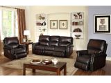 Bob S Discount Furniture Recliner Chairs Shop Crestview Dark Brown top Grain Leather Lay Flat Reclining sofa