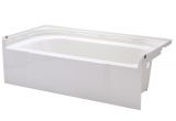 Bootzcast Bathtub Sterling Accord 5 Ft Right Drain Rectangular Alcove soaking Tub In
