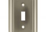 Brainerd Light Switch Covers Brainerd 64209 Architectural Single toggle Switch Wall Plate
