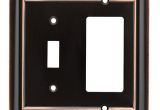 Brainerd Light Switch Covers Shop Brainerd Architectural 2 Gang Delta Oil Rubbed Bronze Single