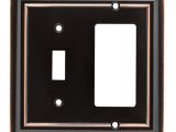 Brainerd Light Switch Covers Shop Brainerd Architectural 2 Gang Delta Oil Rubbed Bronze Single