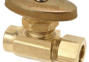 Brass Floor Single Outlet Cover Brasscraft 1 2 In Nominal Sweat Inlet X 1 2 In O D Compression