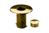 Brass Floor Single Outlet Cover Floor socket with Cap 2 Od 545 Architectural Railings Flanges