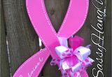 Breast Cancer Awareness Door Decorations Ideas Breast Cancer Door Hanger Pink Ribbon Door Hanger Breast Cancer