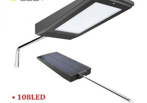 Brightest Motion Sensor Light Outdoor Super Bright solar Light 108led 2100lm with Radar Motion