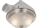 Broan Heat Lamp Fixture Broan Decorative Satin Nickel 70 Cfm Ceiling Bathroom Exhaust Fan